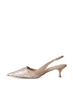 Decolete Bassa Pailettes dames slingbacks roze