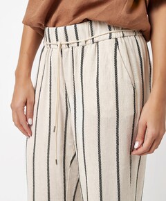 Pia Wide Chic 7/8 broek beige
