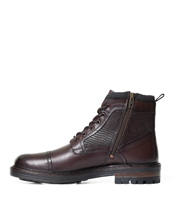 heren veterboots bruin