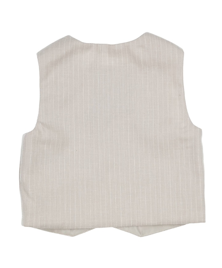 Jongens gilet beige