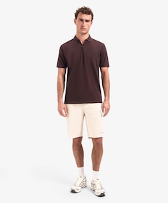 Heren polo bruin
