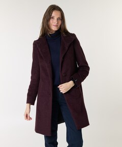 Dames jas bordeaux