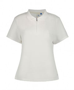 Dames polo ecru