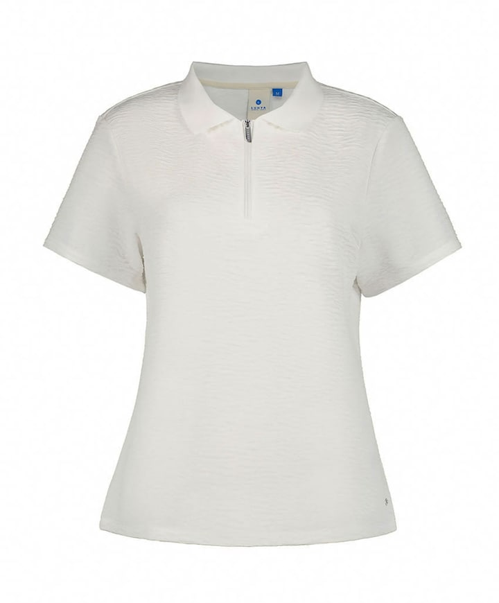 Dames polo ecru