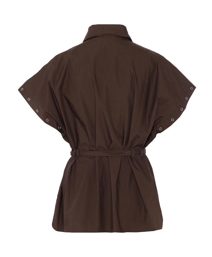 Dames blouse bruin