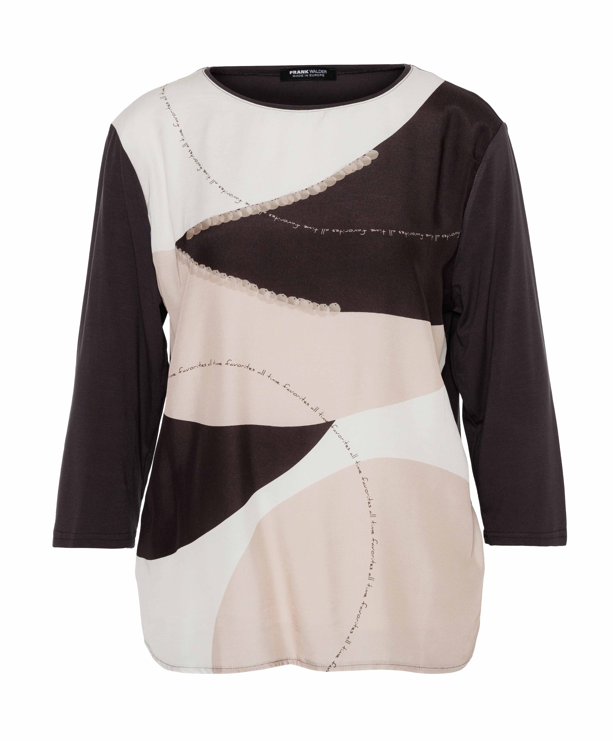 Dames longsleeve bruin
