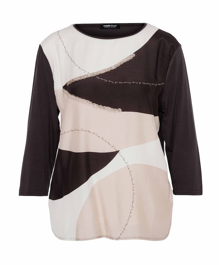 Dames longsleeve bruin