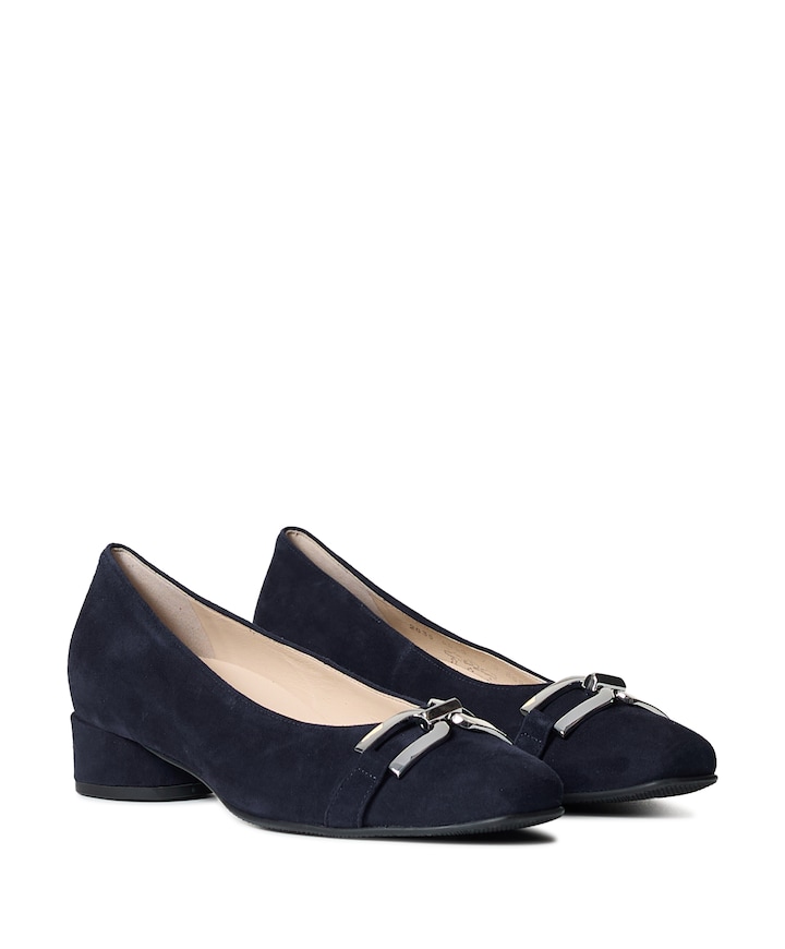 dames pumps blauw