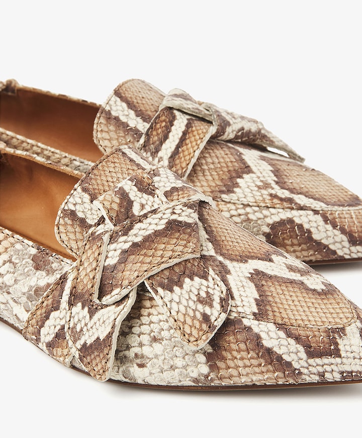 Lola Rayne dames loafers bruin