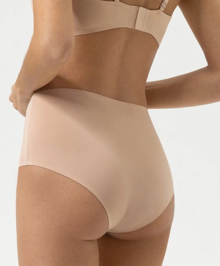 Dames short beige
