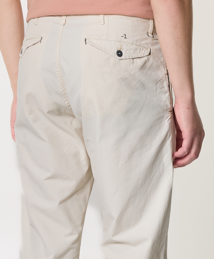 Chino heren jeans ecru
