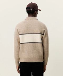 Heren polo beige