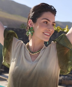 Dames ketting groen