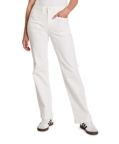 Wide leg Feminine broek grijs