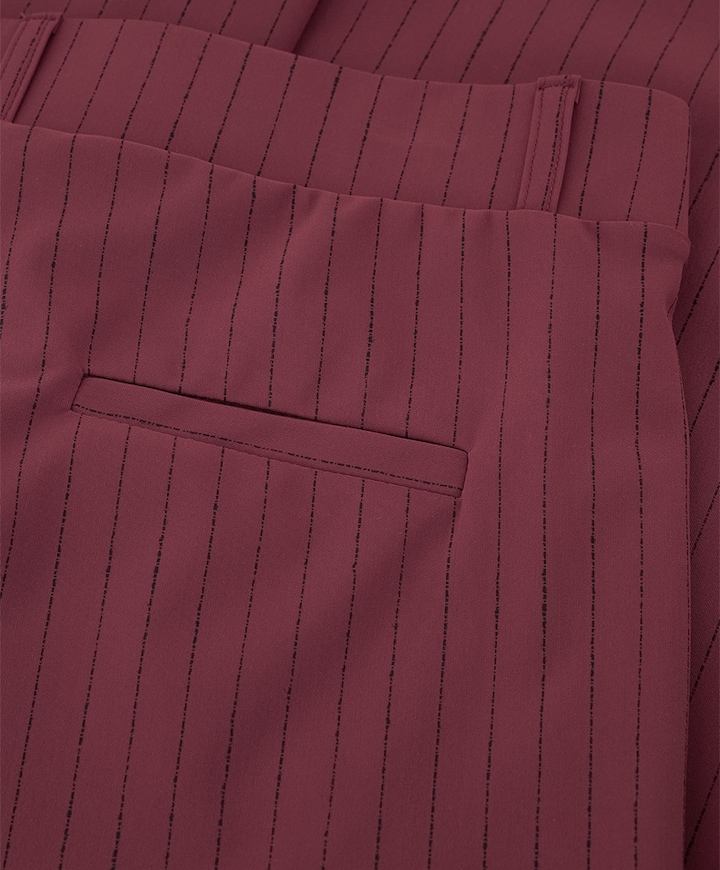Luz stripe broek bordeaux