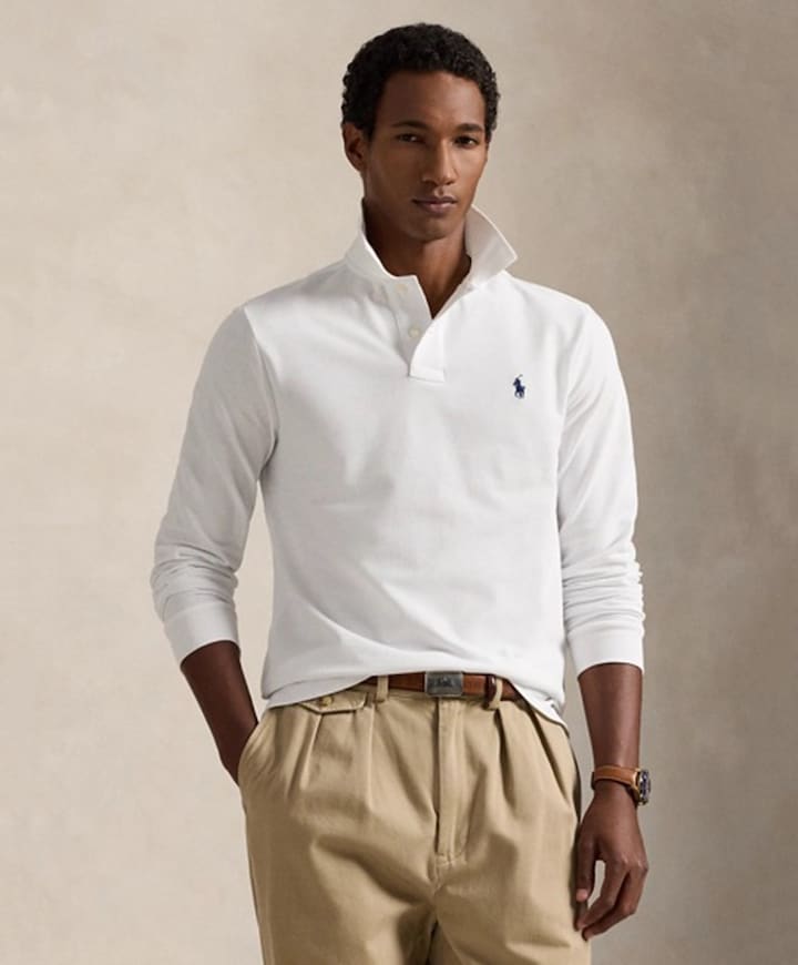 Heren polo wit