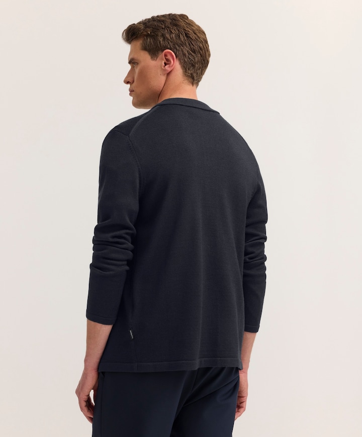 Heren vest blauw