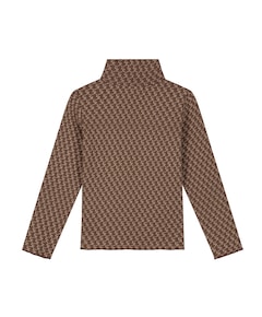 Meisjes longsleeve bruin