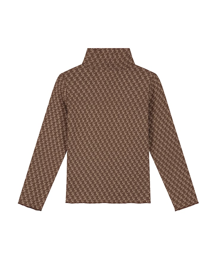 Meisjes longsleeve bruin