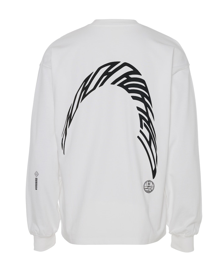 Heren longsleeve wit