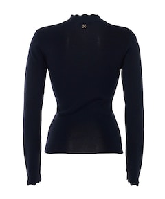 Dames longsleeve blauw
