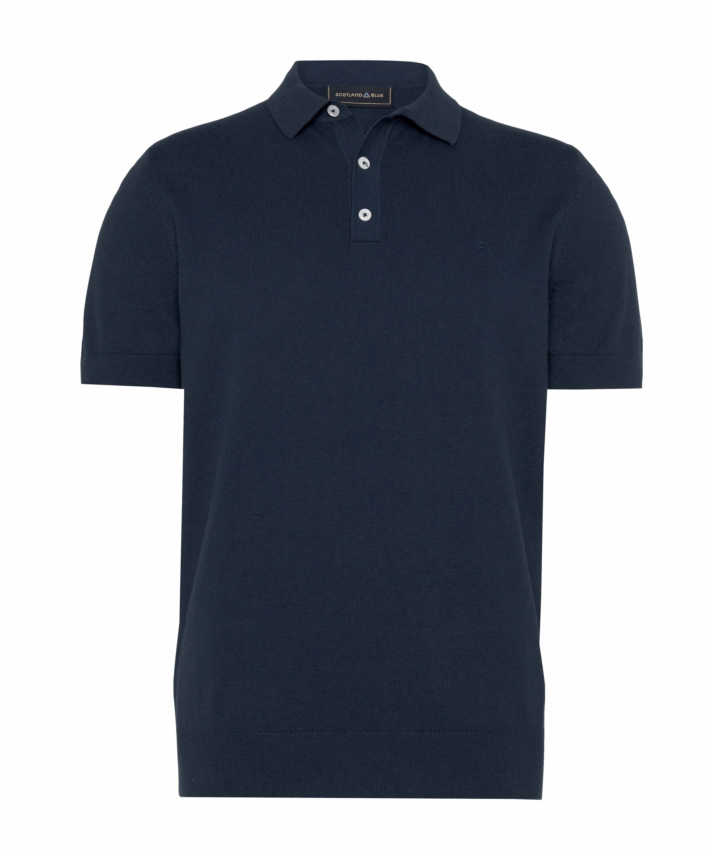 Heren polo blauw