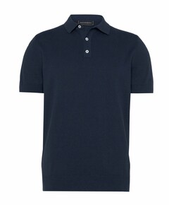 Heren polo blauw