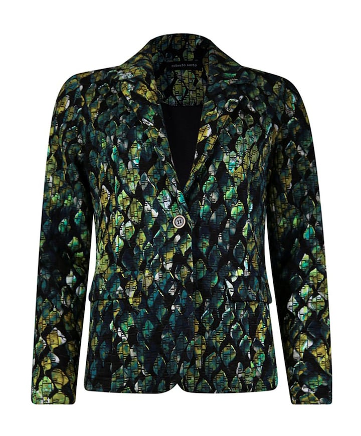 Dames blazer groen