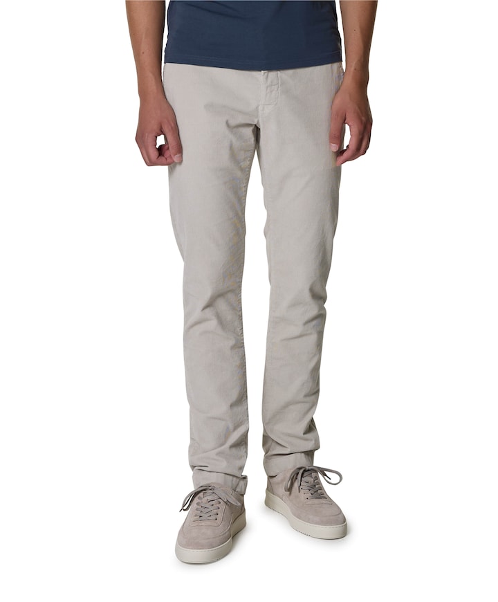 Bobby Slim Fit heren broek grijs