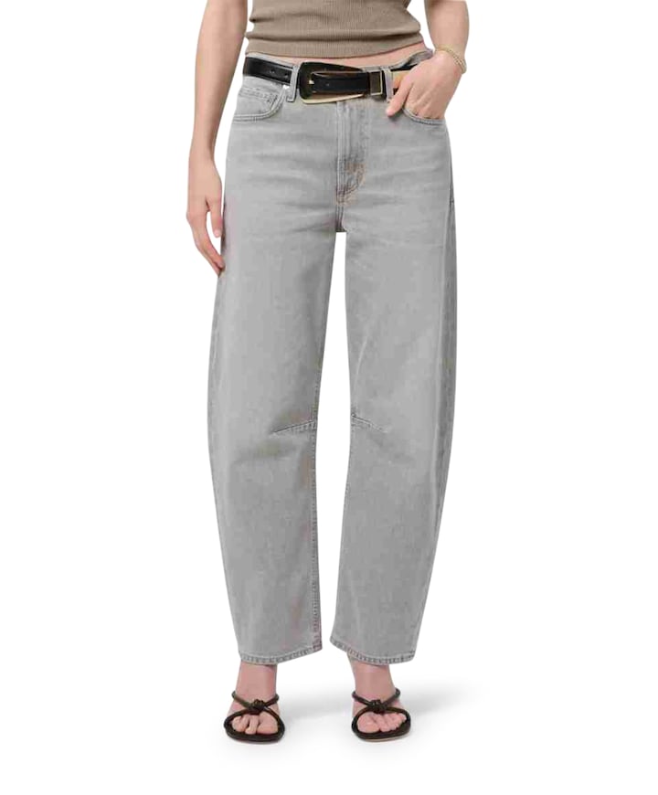 Miro in quartz dames jeans grijs