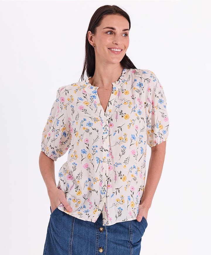 Dames blouse ecru