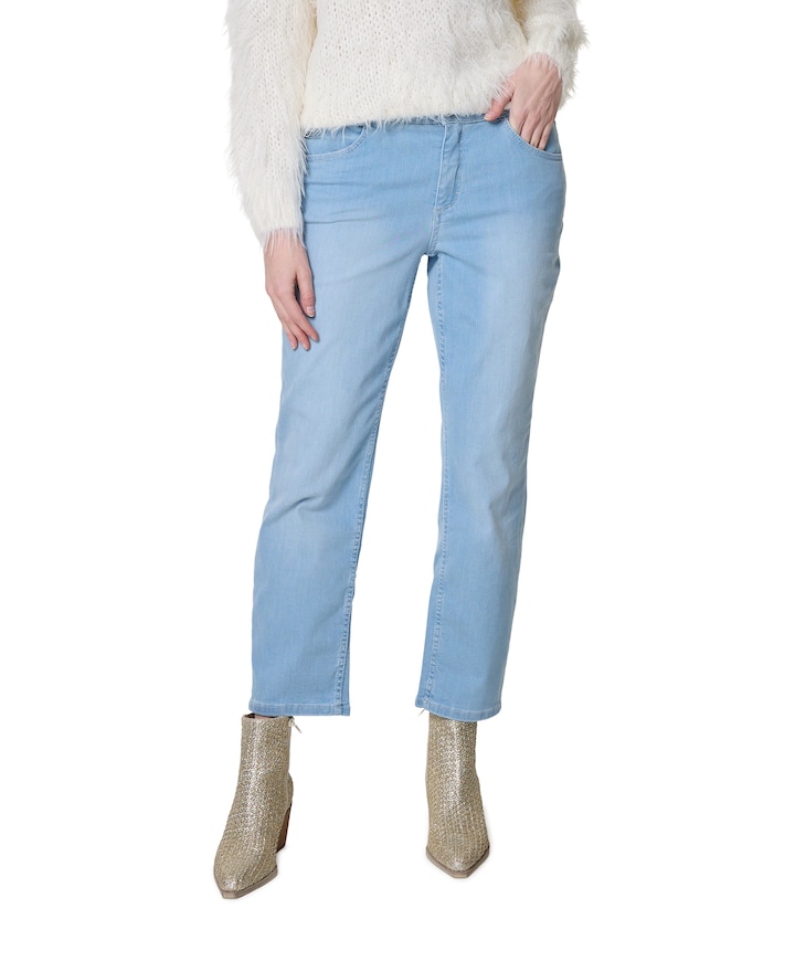 Liv  7/8 dames jeans blauw