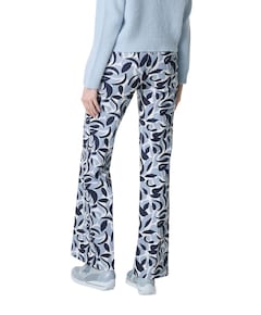 Bootcut Slim dames broek blauw