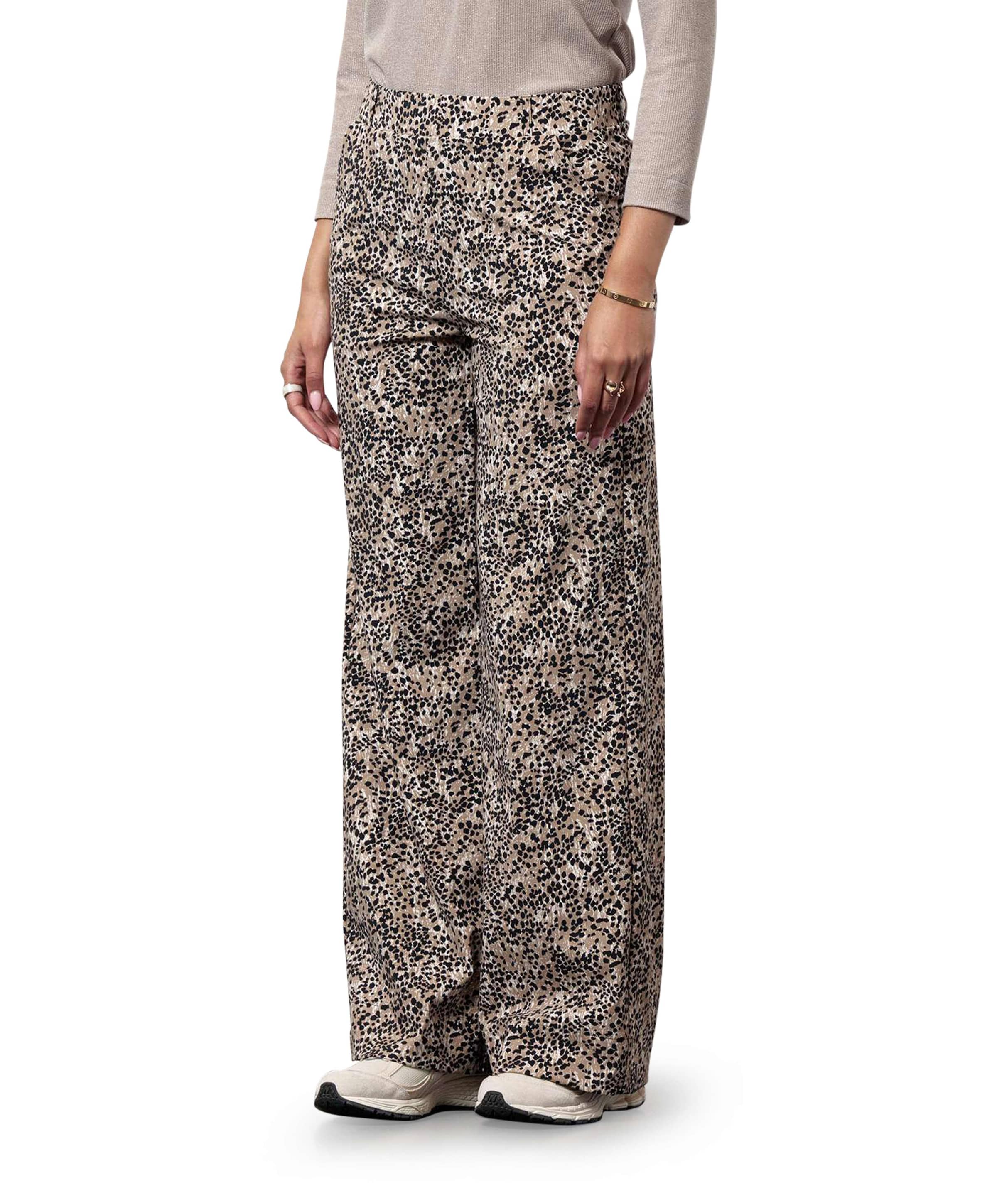 Lexie animal broek zwart