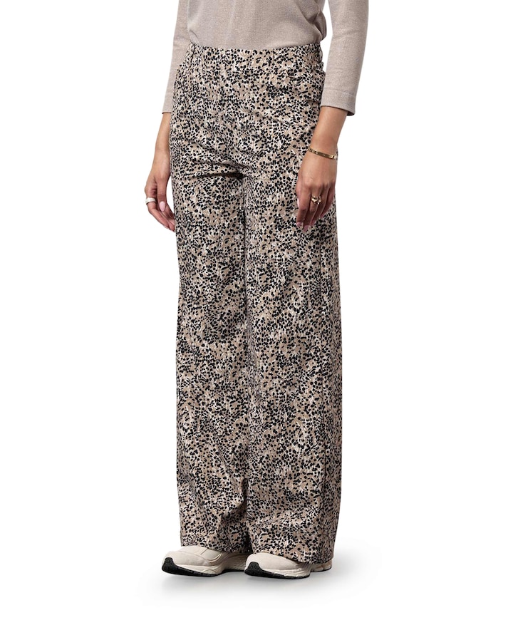 Lexie animal broek zwart