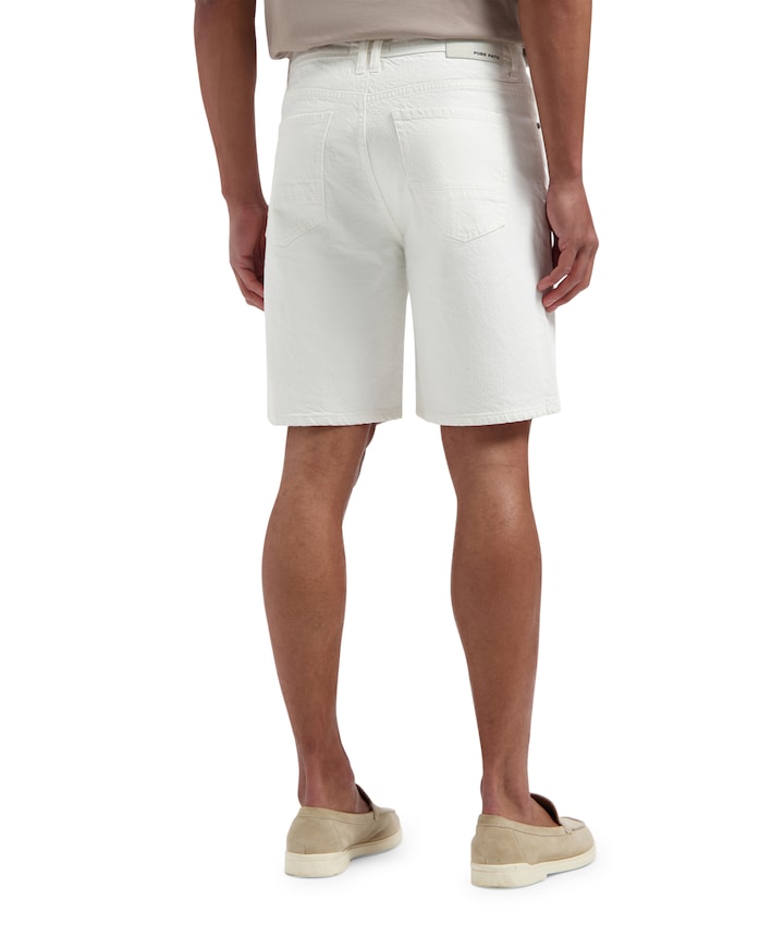 The Owen Regular Fit Shorts korte broek ecru