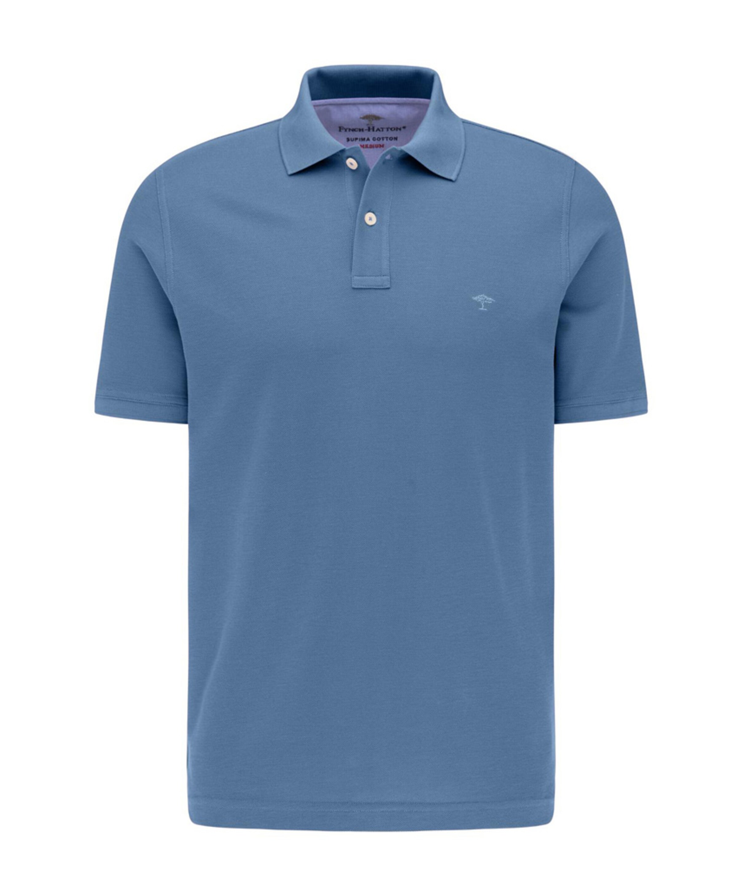 Heren polo blauw