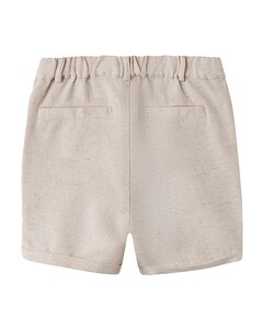 NMMFAHER jongens korte broek beige
