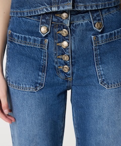 Porcelain Birds dames jeans blauw