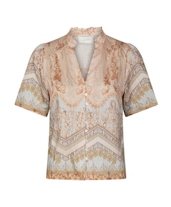 Dames blouse oranje