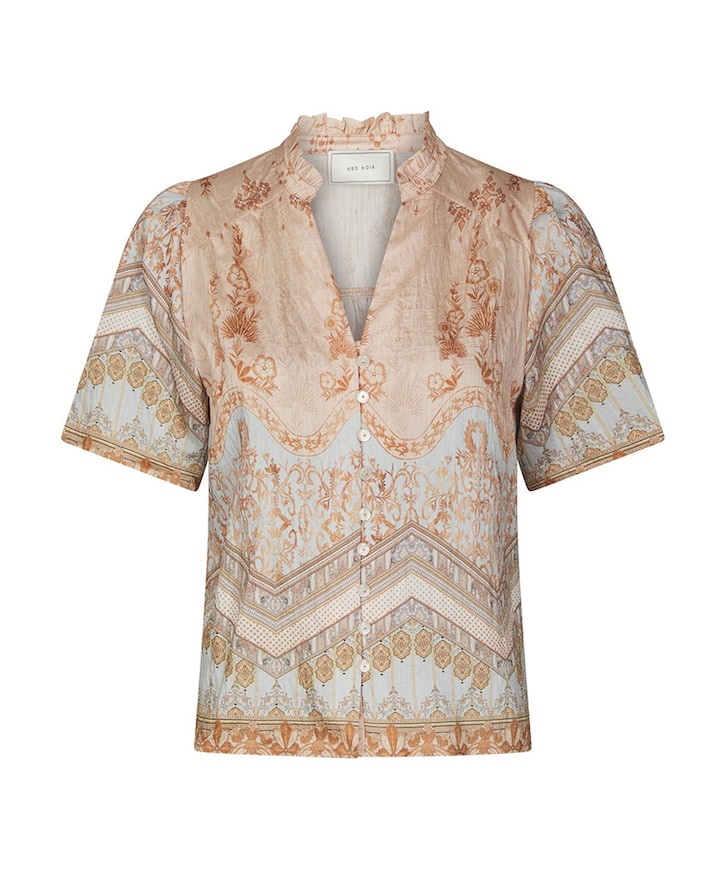 Dames blouse oranje