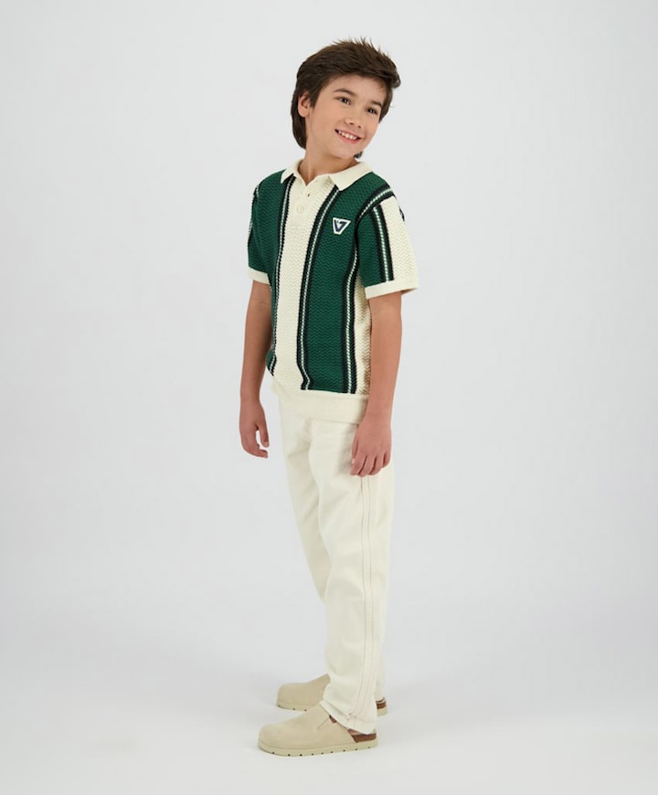 Jongens polo groen