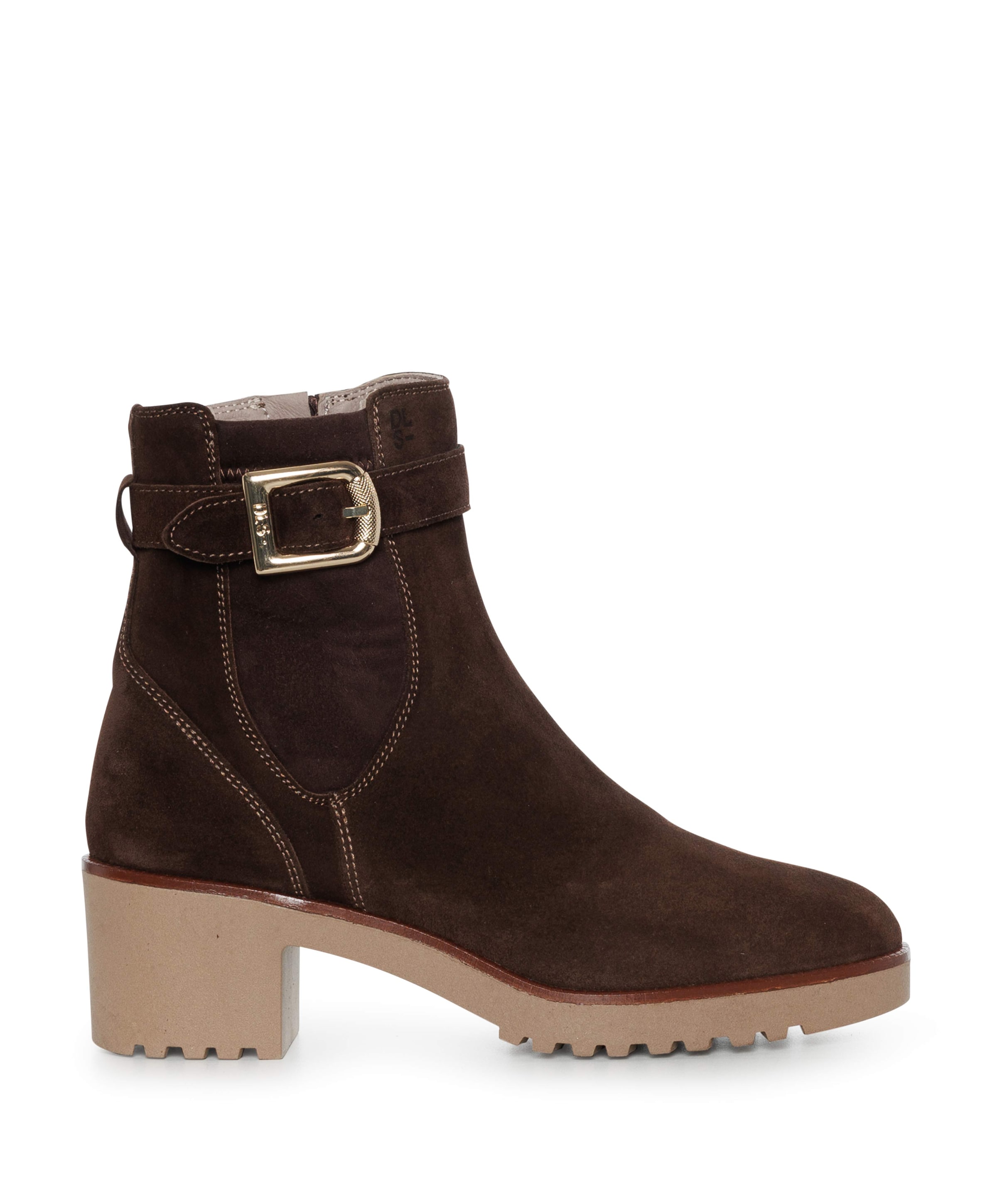 dames enkellaarzen bruin