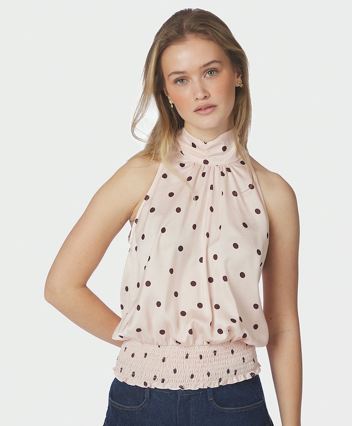 Dames top roze