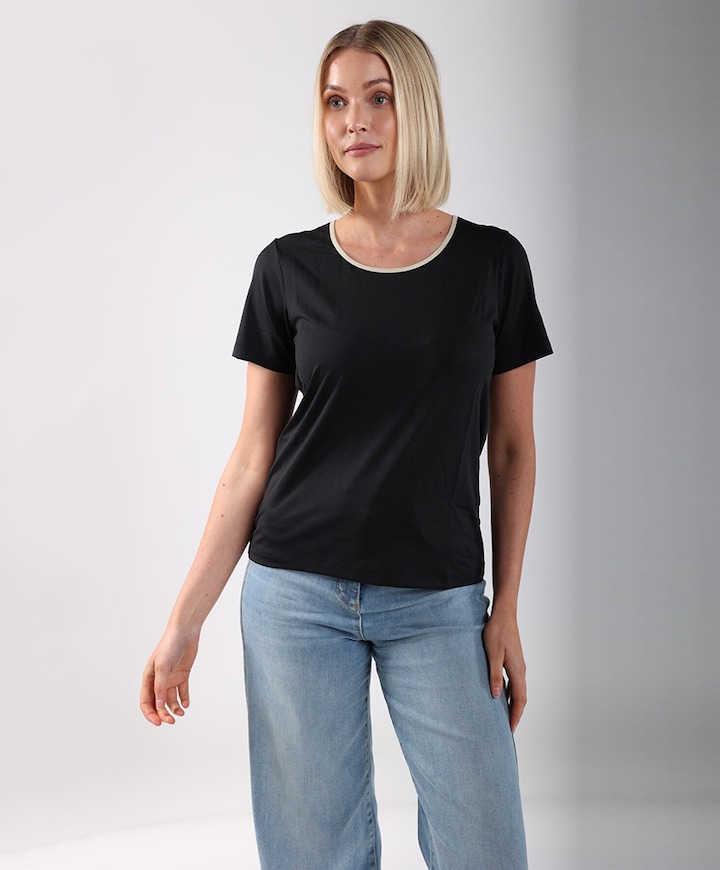 Dames t-shirt zwart