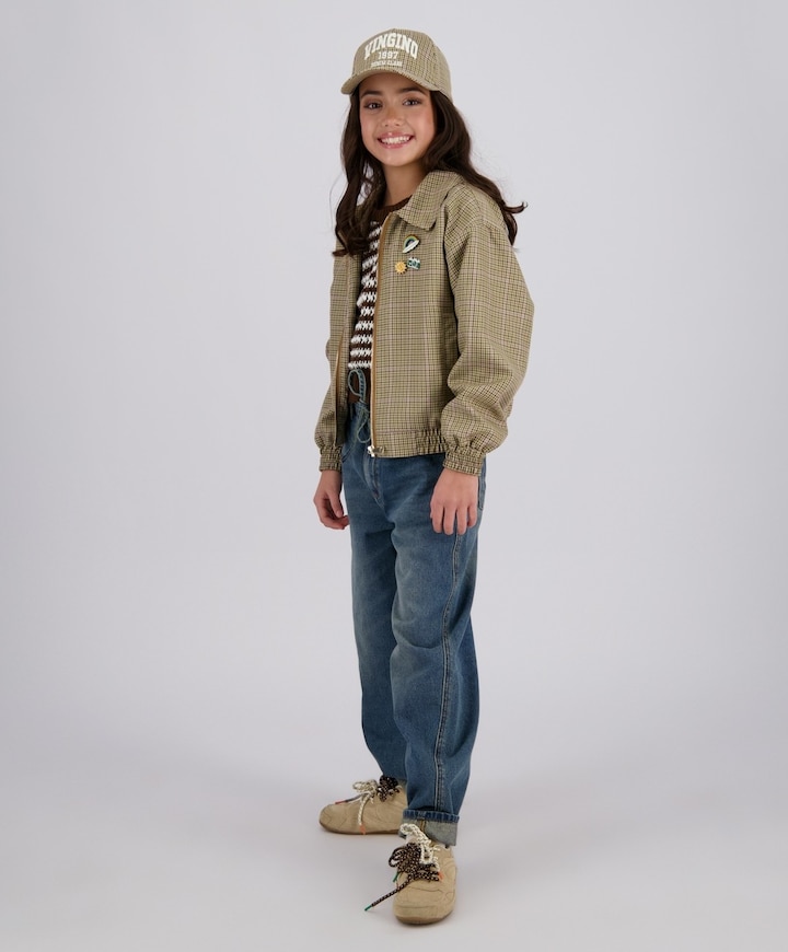 Meisjes jas bruin