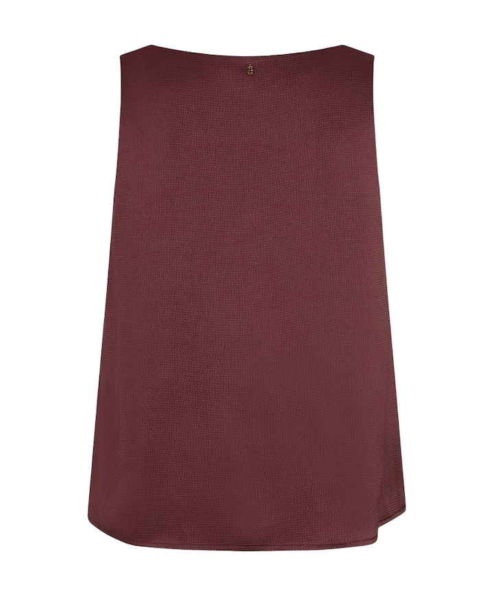 Dames top bordeaux