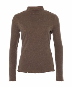 Dames longsleeve bruin