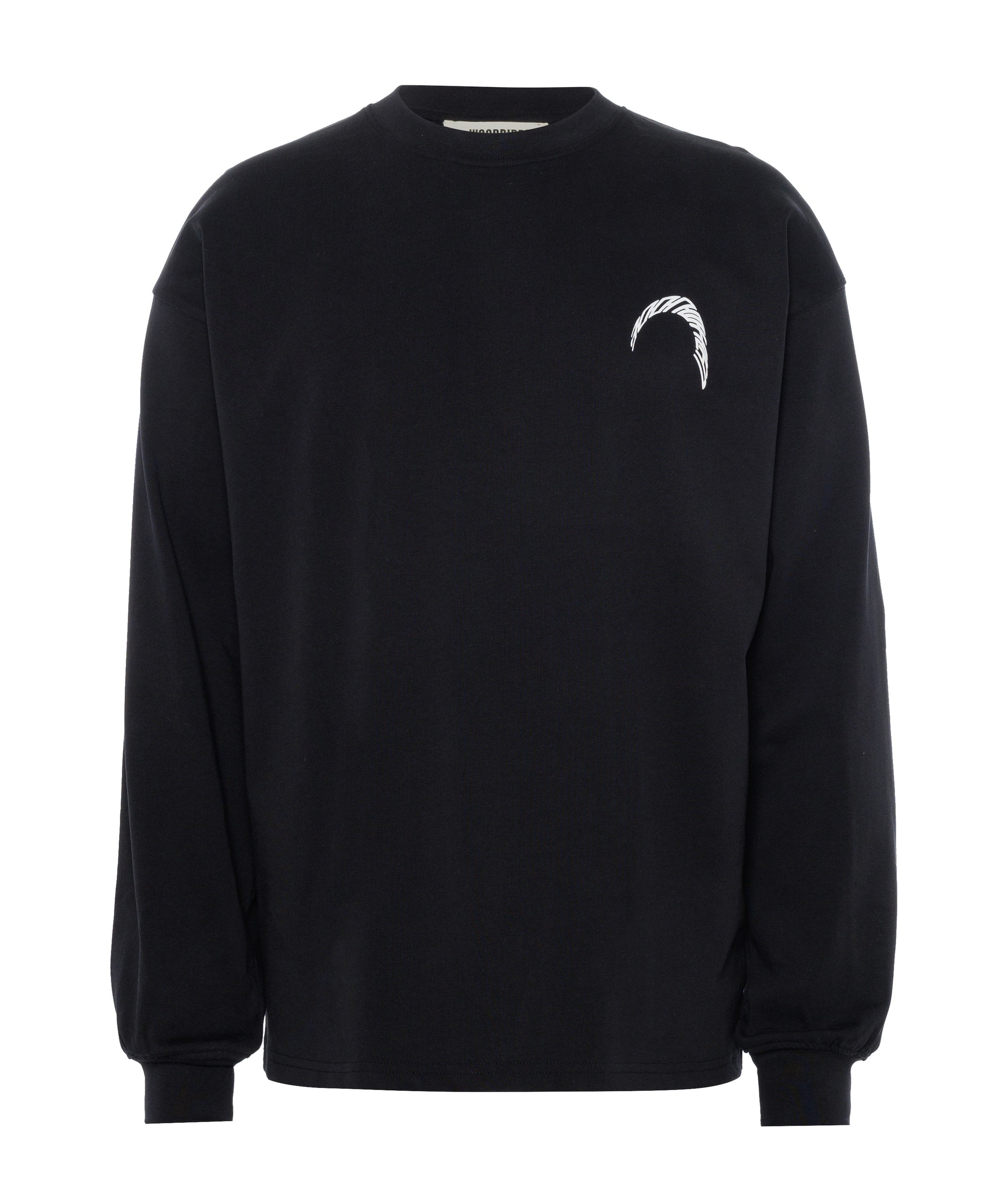 Heren longsleeve zwart