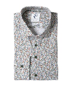 Overhemd extra lange mouw multicolor